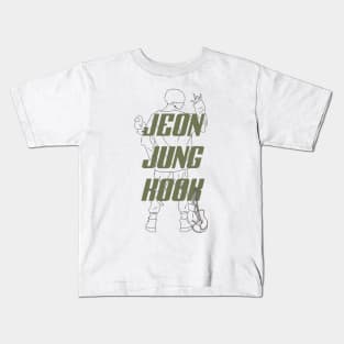 Jeon Jungkook BTS back Kids T-Shirt